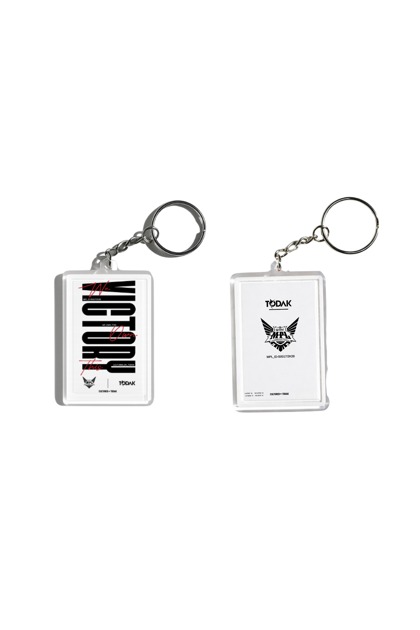 VICTORY STATEMENT ACRYLIC KEYCHAIN – MPL Inspired Edition
