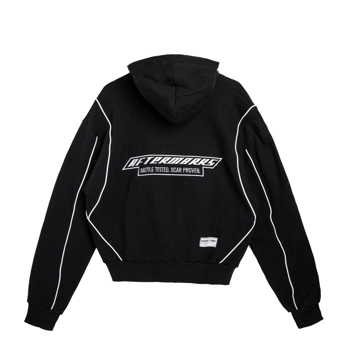 AFTERMARKS DOUBLEZIP HOODIE - BLACK