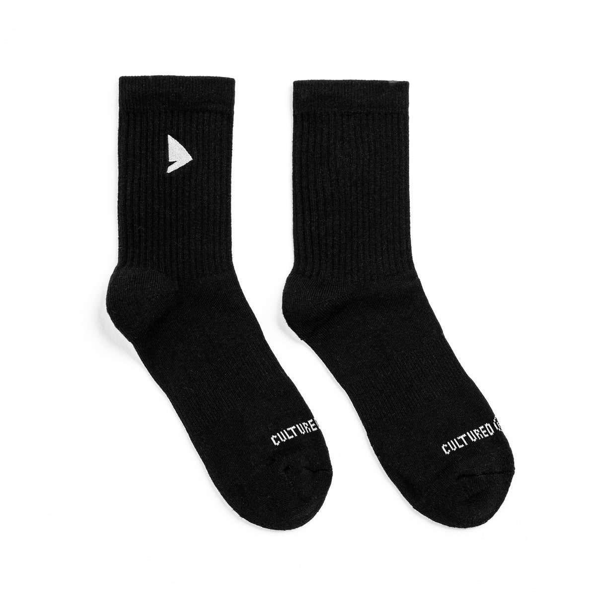 AFTERMARKS EBROIDERED SOCKS - BLACK