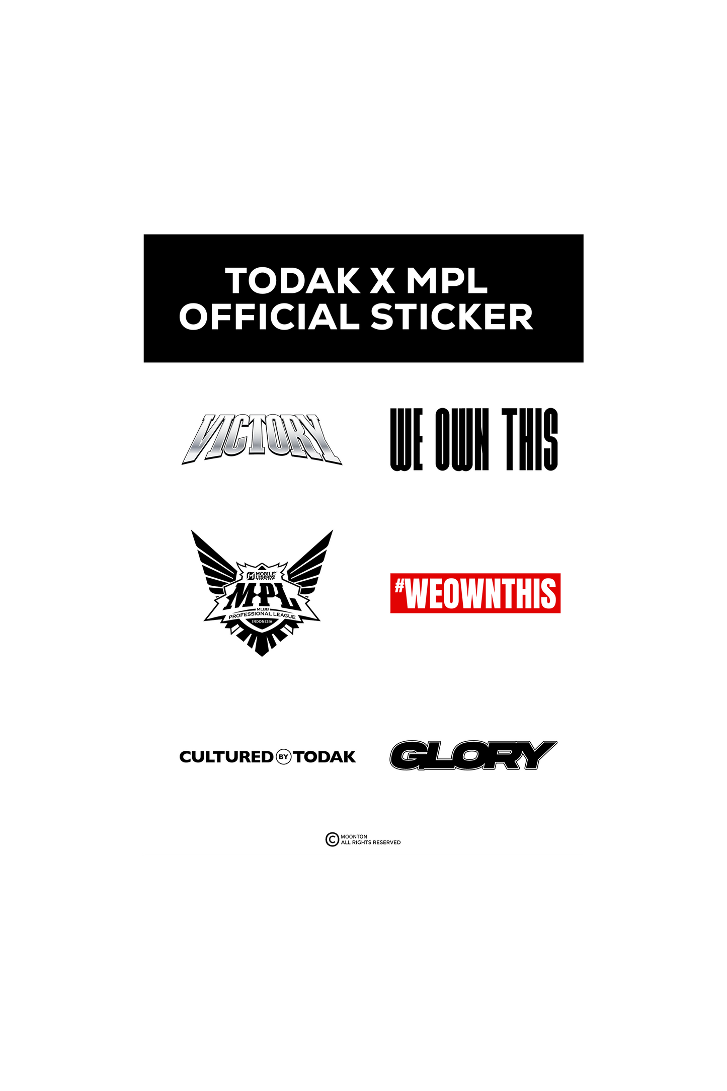 TODAK x MPL OFFICIAL Vinyl Sticker