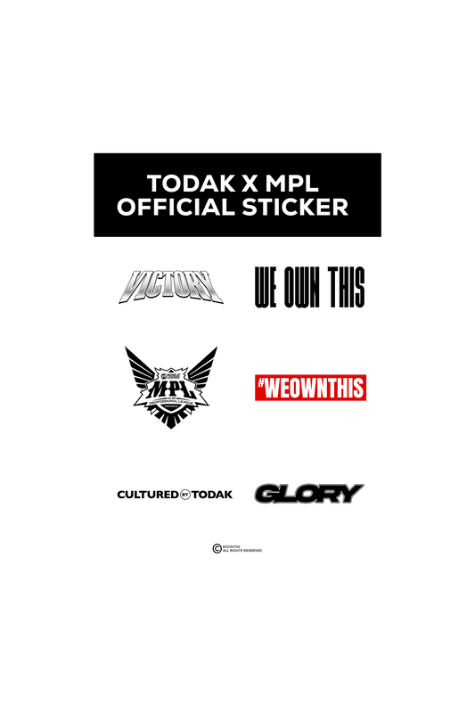 TODAK x MPL OFFICIAL Vinyl Sticker