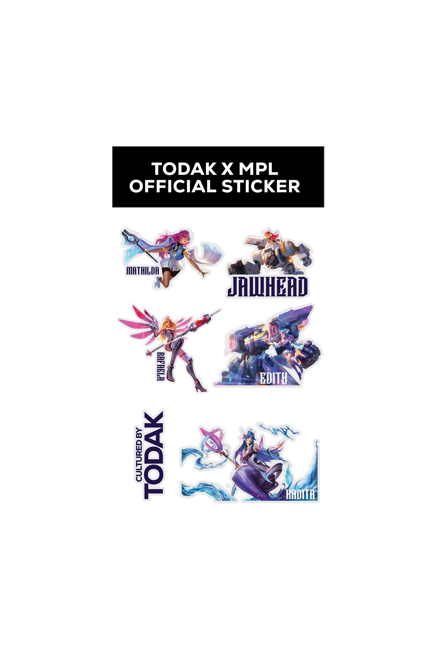 TODAK x MPL OFFICIAL Vinyl Sticker