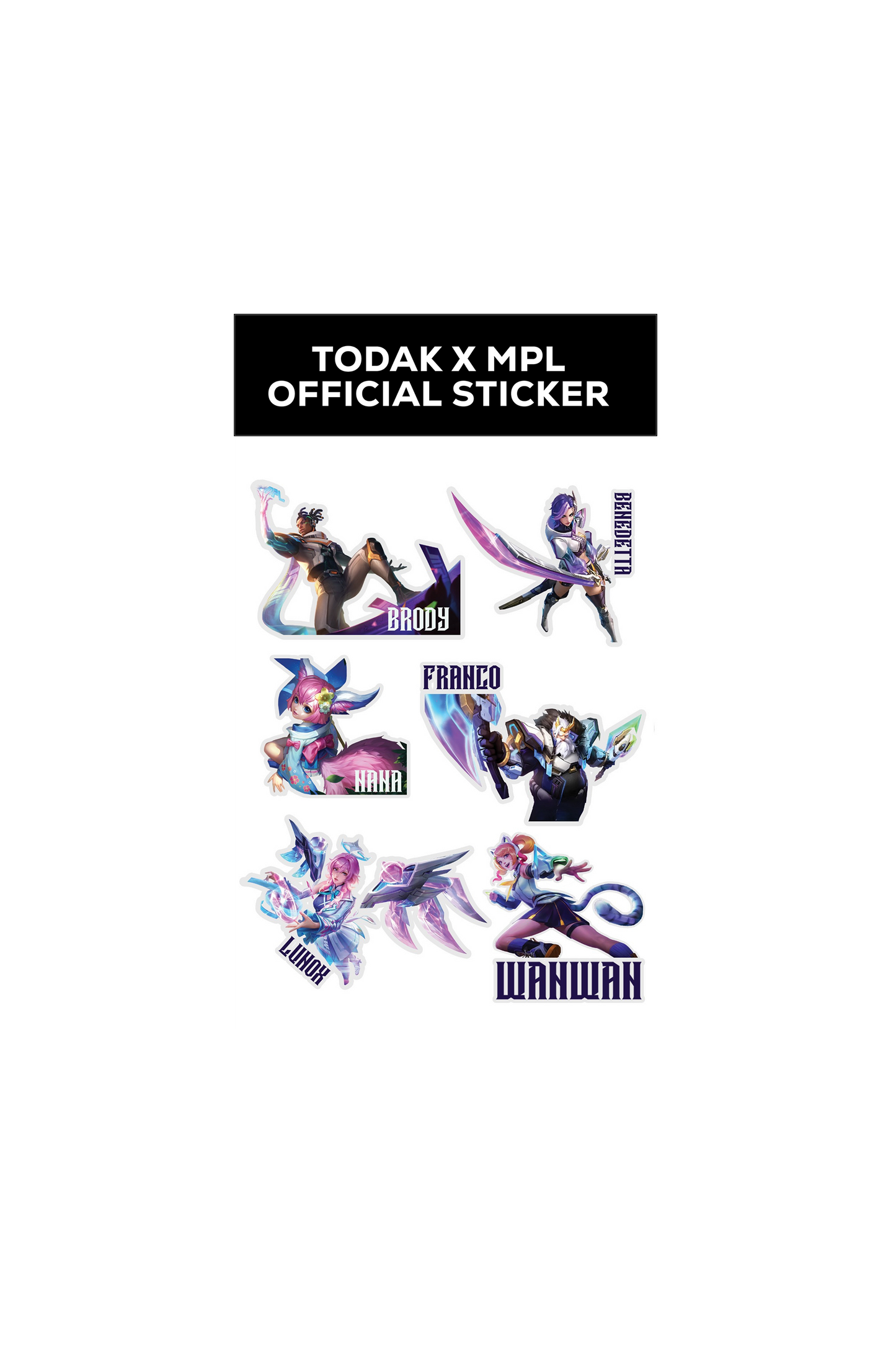 TODAK x MPL OFFICIAL Vinyl Sticker