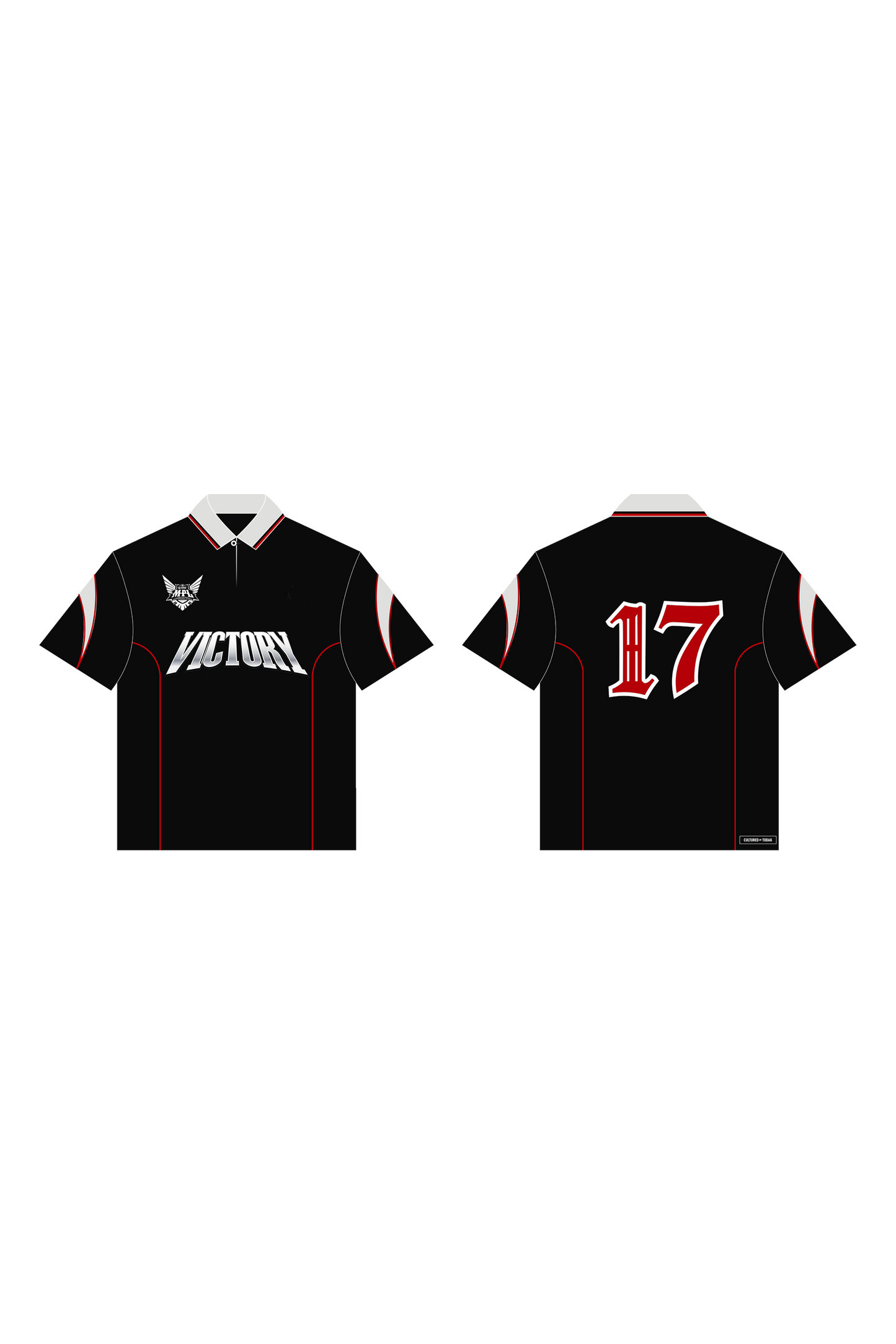 MPL VICTORY JERSEY – Black Red Edition