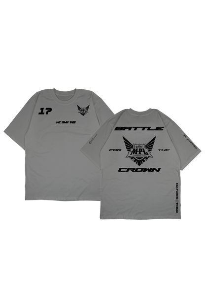 BATTLE FOR THE CROWN TEE GREY