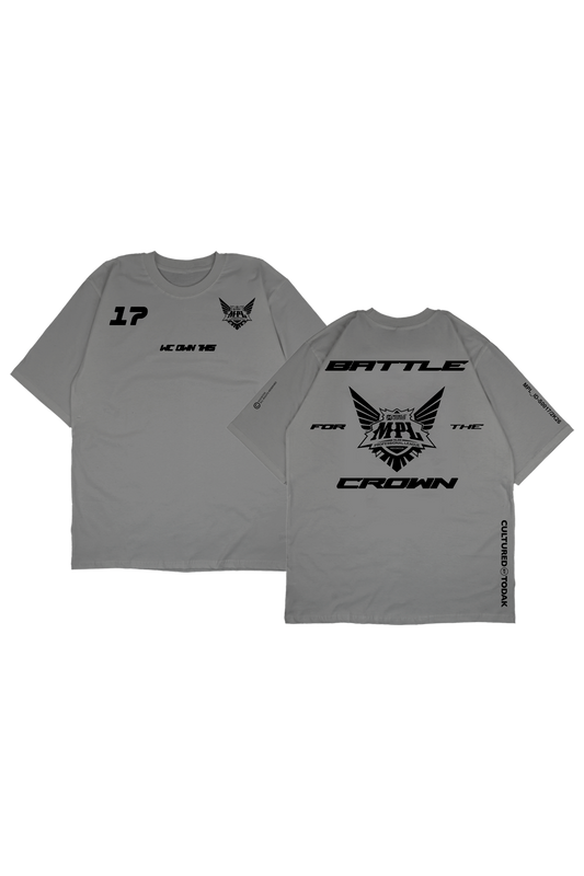 BATTLE FOR THE CROWN TEE GREY