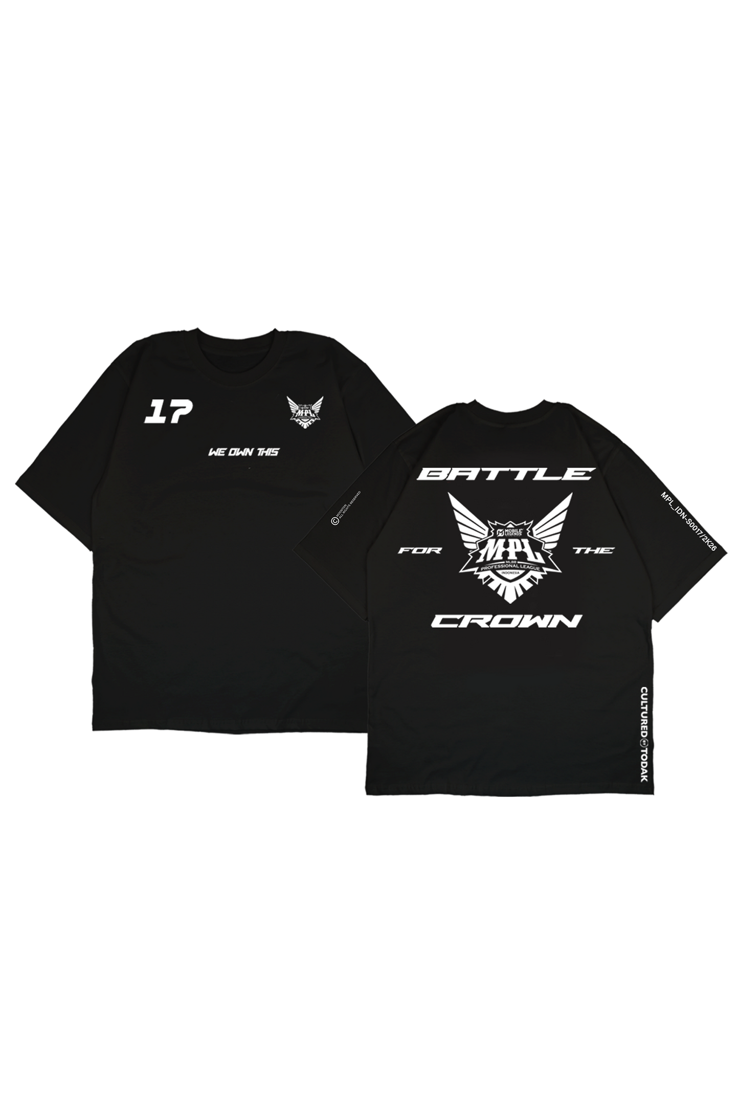 BATTLE FOR THE CROWN TEE BLACK