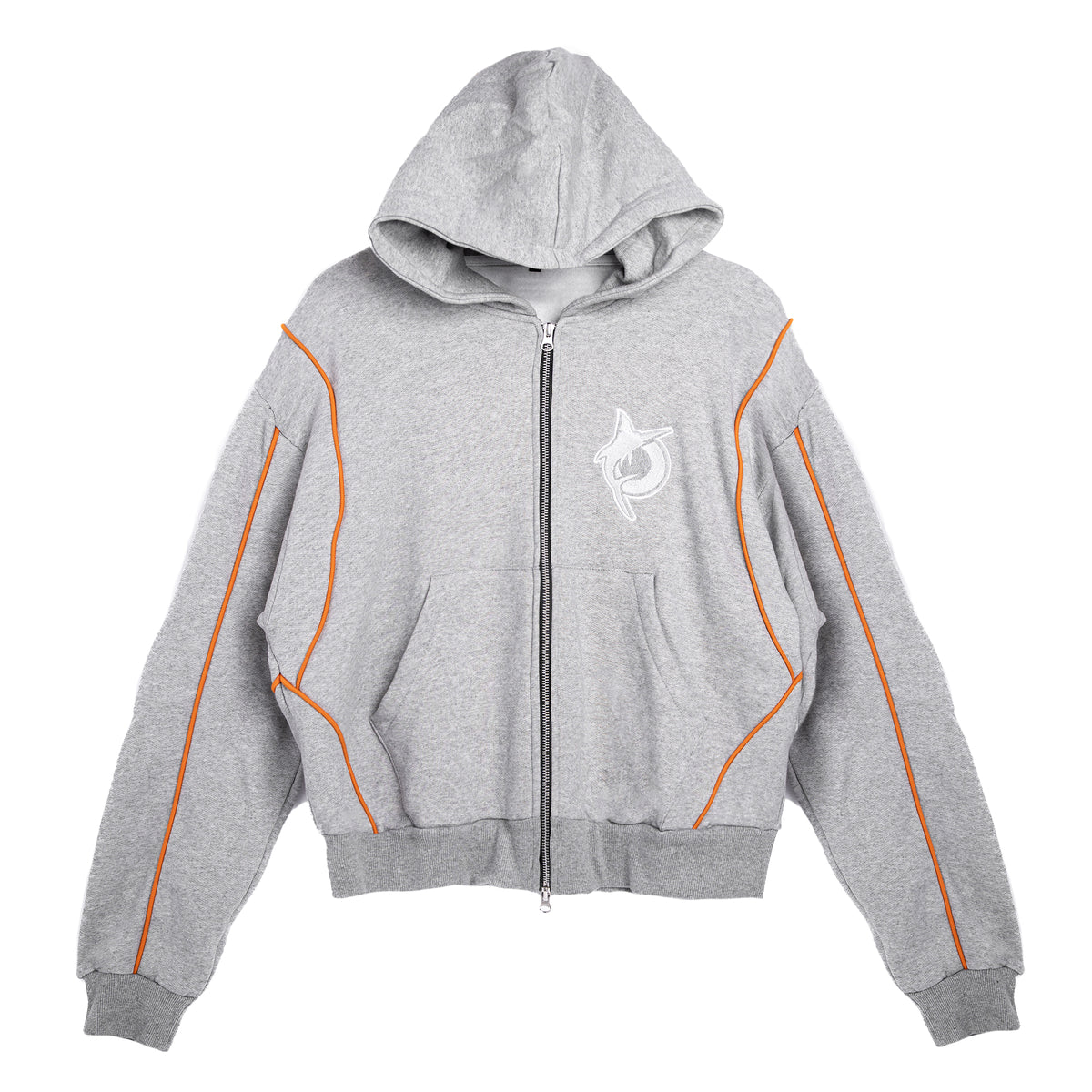 AFTERMARKS DOUBLEZIP HOODIE - GREY