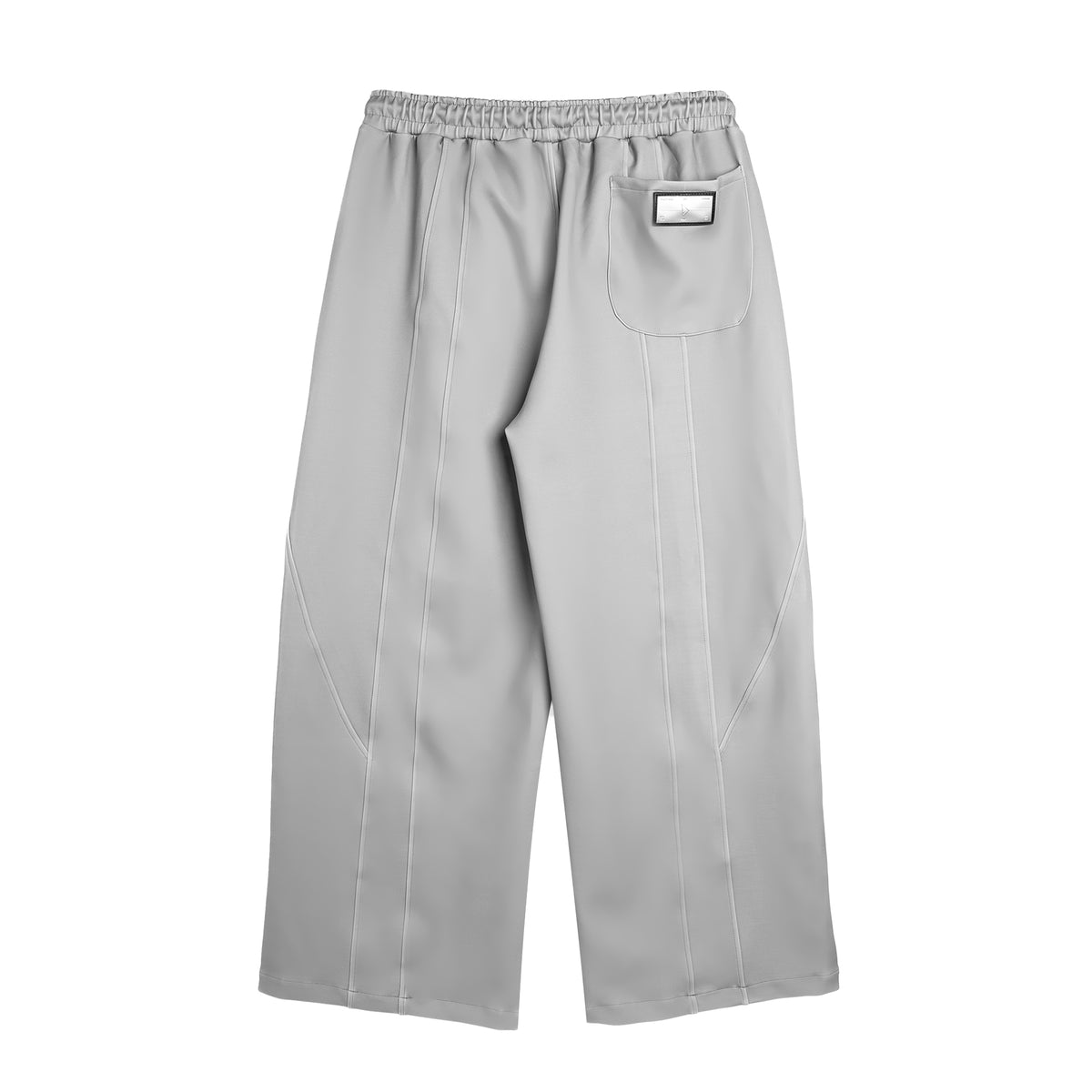 STRAIGHT WIDE LEG SWEATPANTS - GREY