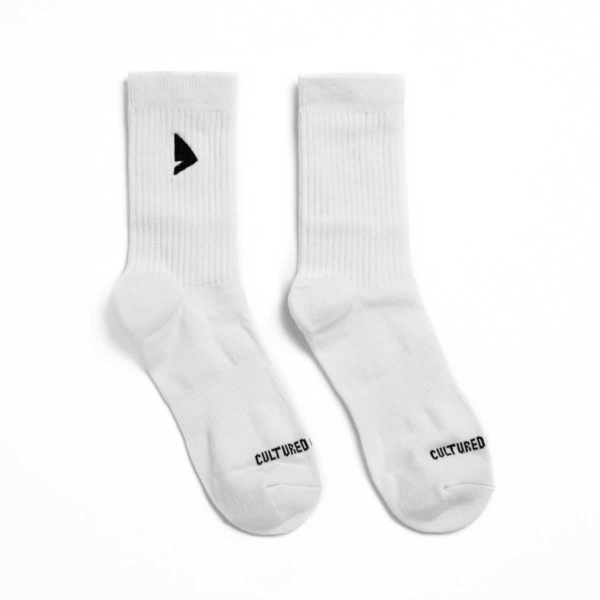 AFTERMARKS EBROIDERED SOCKS - WHITE