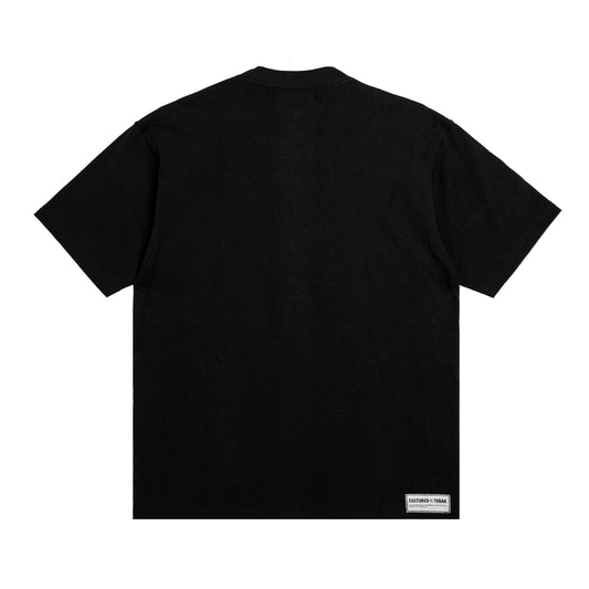 LASERCUT BATTLESCARS LOGO TEE - BLACK