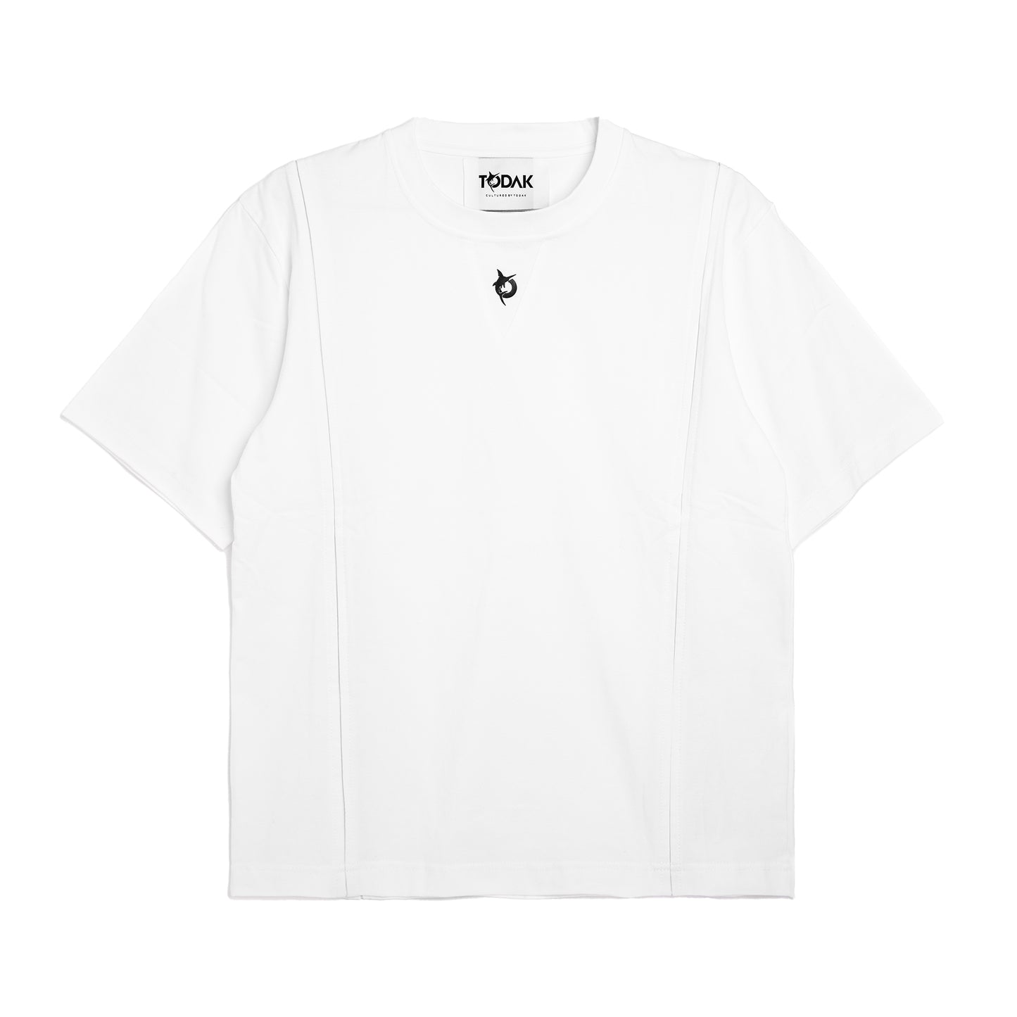 BASIC TEE WITH LOGO - WHITE
