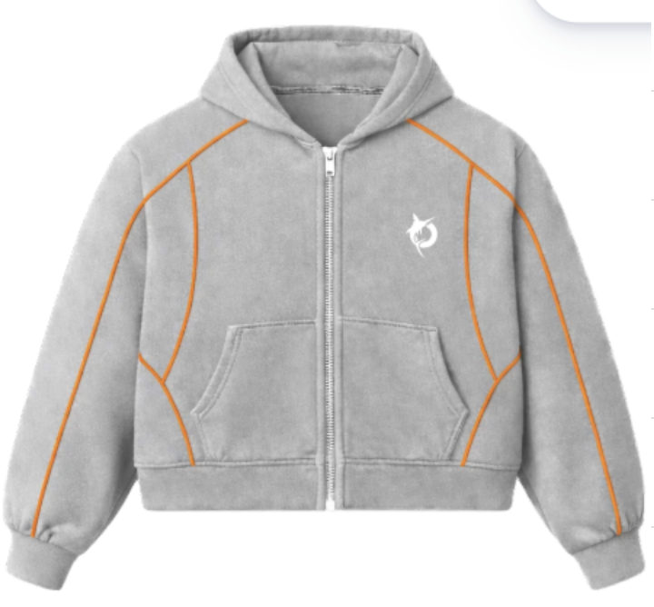 AFTERMARKS DOUBLEZIP HOODIE - GREY