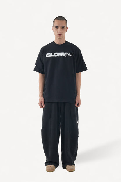 GLORY TALK STATEMENT TEE BLACK