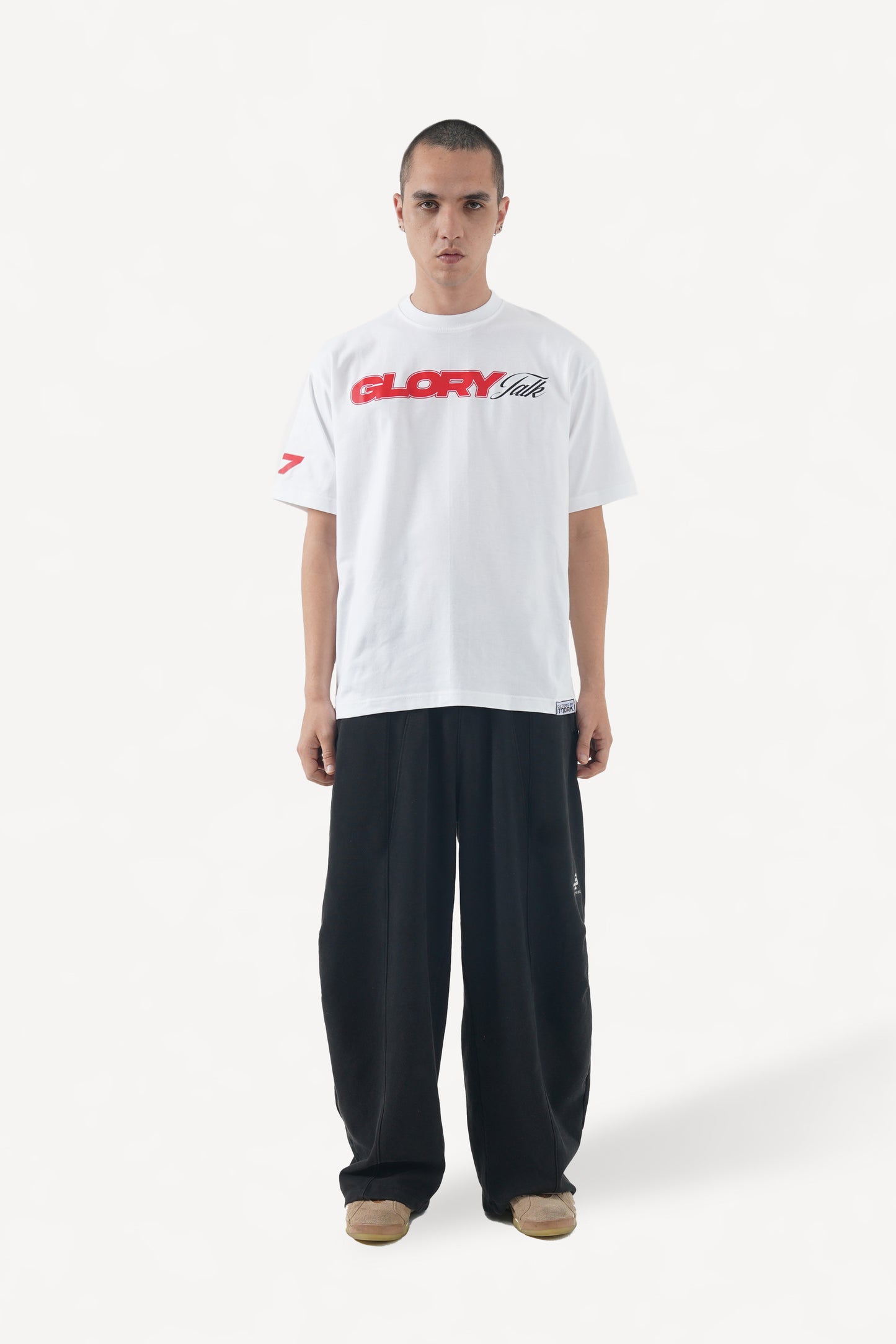 GLORY TALK STATEMENT TEE WHITE