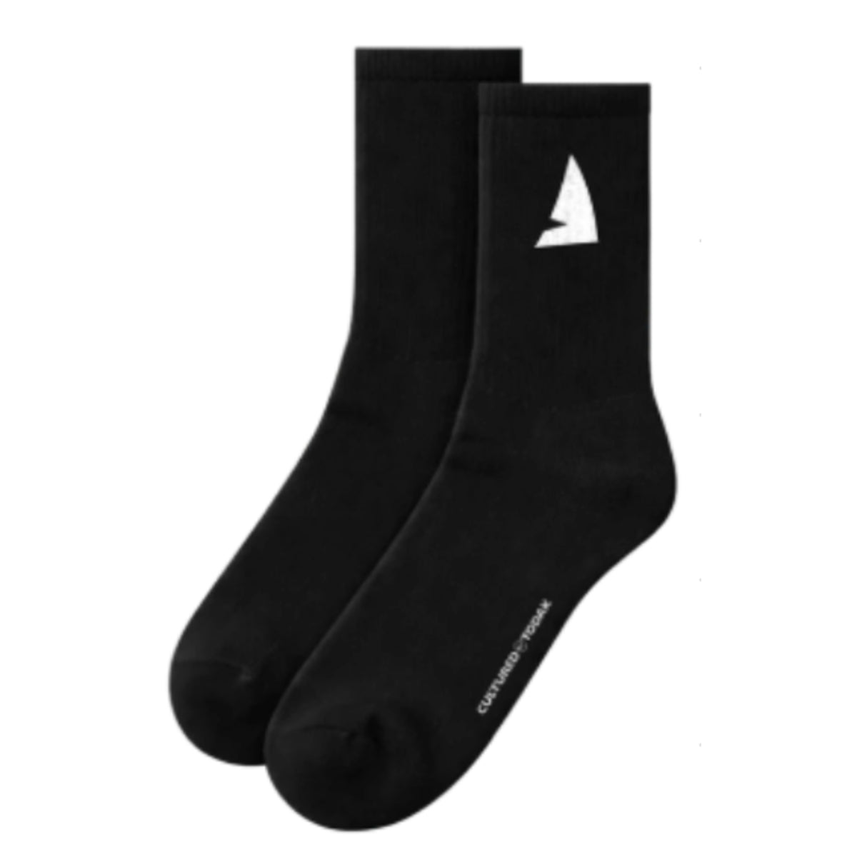 AFTERMARKS EBROIDERED SOCKS - BLACK
